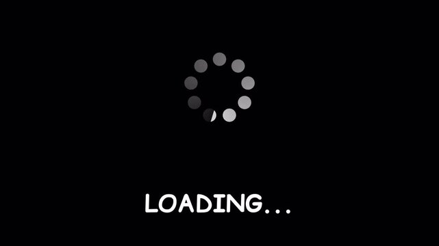 UI/UX Preloader Screen with Status Indicator and Text Message | Friendly Wait: A Casual Loading Spinner and Text Animation