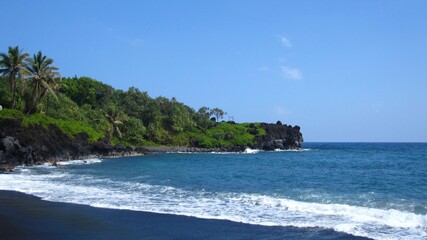 Blue skies at Maui, Hawaii