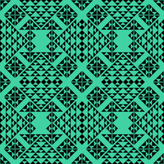 Elegant lace-inspired geometric seamless pattern vector design for modern fabric and wallpaper