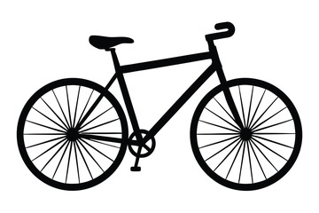 Obraz premium vintage bicycle silhouette