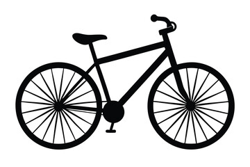 vintage bicycle silhouette