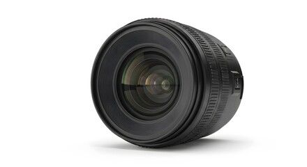 Camera lens photography equipment professional lens for dslr and mirrorless cameras isolated on white