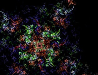 Imaginatory fractal abstract background Image