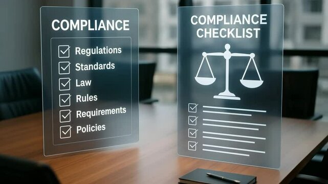 Understanding compliance checklist regulations standards law rules requirements policies