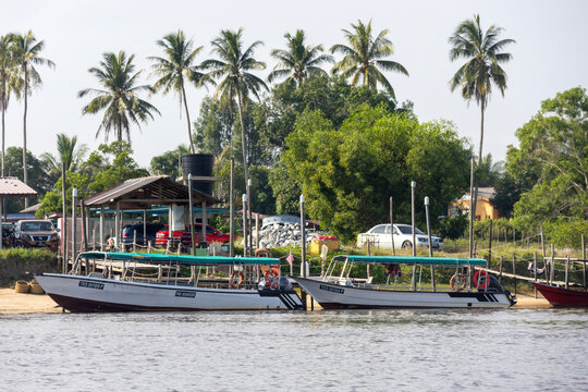 View of Merang jetty in Terengganu, Malaysia