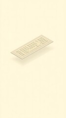 Beige keyboard graphic
