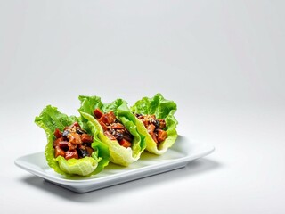 Lettuce Wraps with Meat