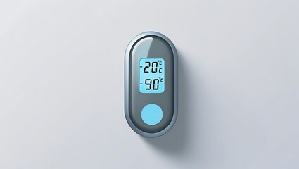 Sleek Digital Thermostat Modern Temperature Control for Home