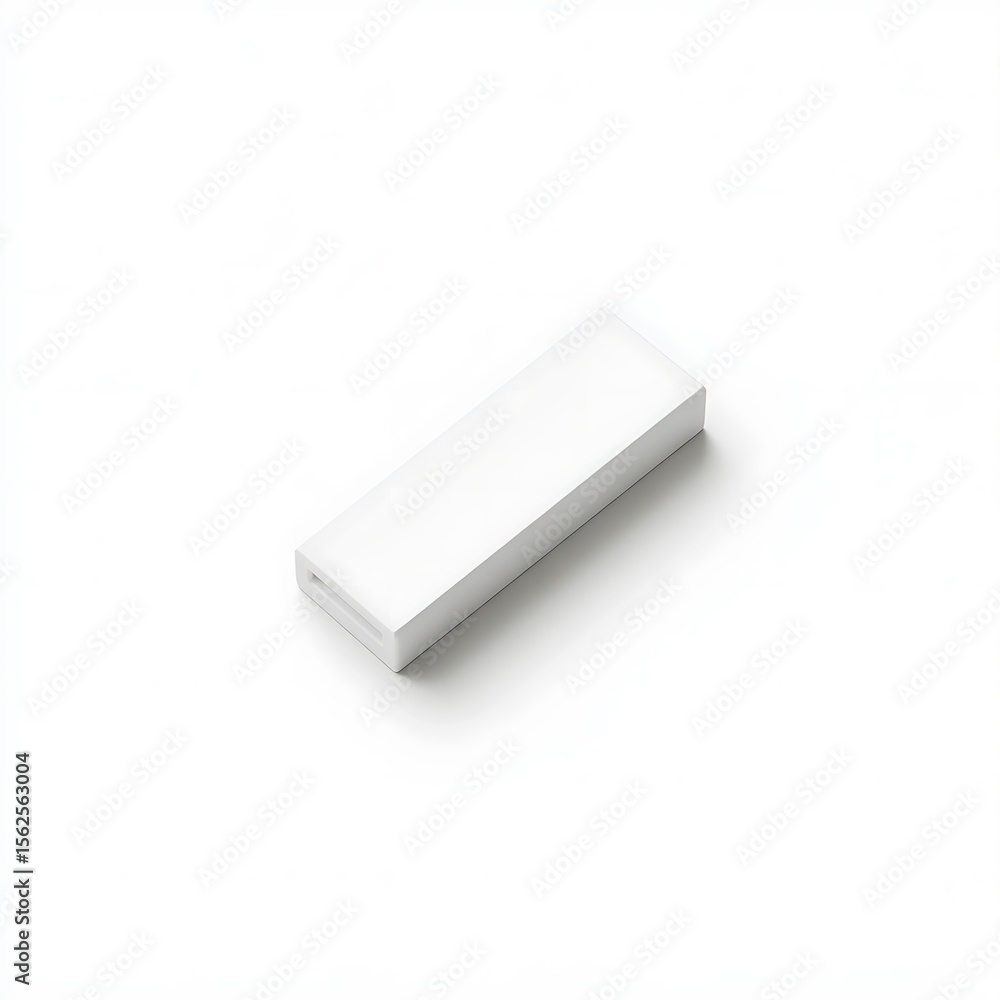 Poster white rectangular object