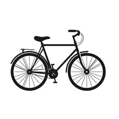 Bicycle icon illustration, bike bicycle isolated on white background