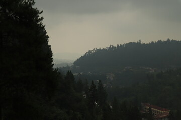 time lapse of clouds over the mountains