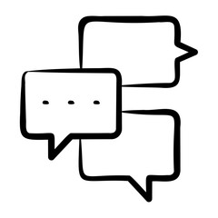 Fototapeta premium Team Chat Icon