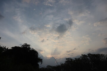  clouds at sunset