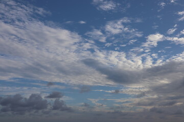 blue sky with clouds