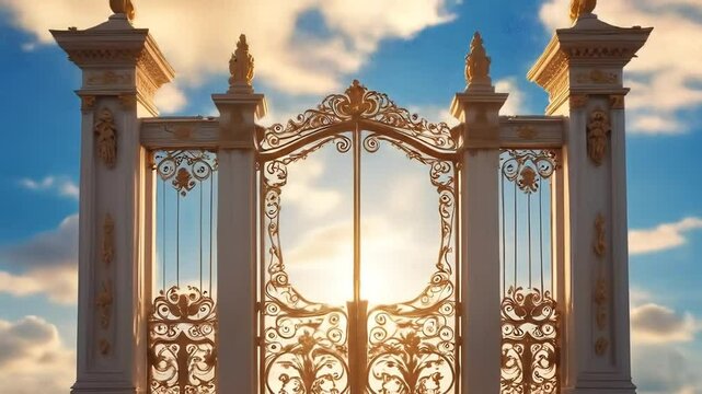 Golden Gate to Heaven:  A Spiritual Sunrise