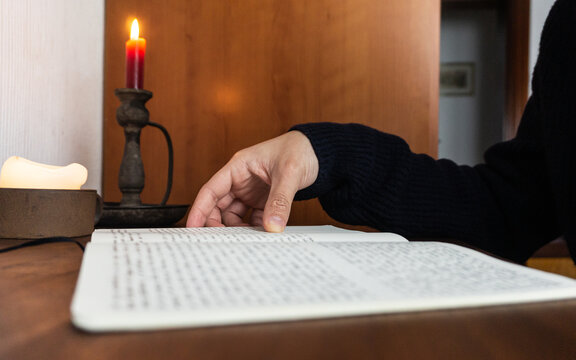 Journal open on the desk