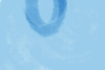 やさしい和柄の藍色背景素材