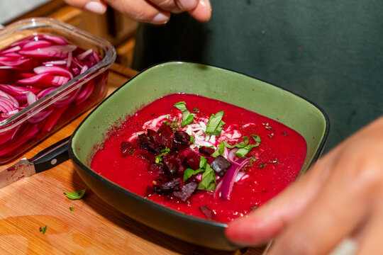 Borscht beet soup