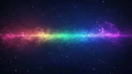 Fototapeta premium Colorful nebula in a dark space background.