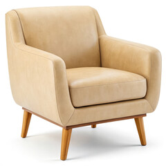 leather sofa isolated on white background