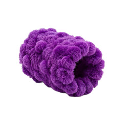 Purple Fluffy Hair Scrunchie Soft, Plush, and Comfortable Hair Accessory