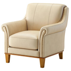 leather sofa isolated on white background