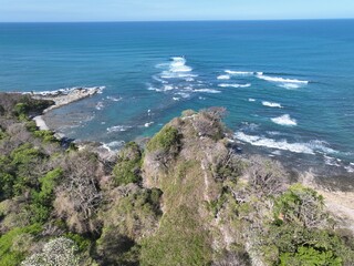 Mal Pais and Santa Teresa Beach ocean view near Cabo Blanco reserve