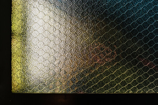 Film photo of Textured Glass Surface 
