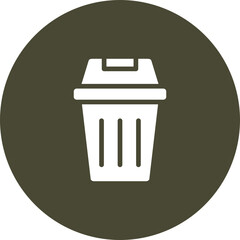 Recycle Bin Vector Icon Design