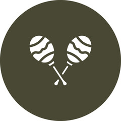 Maracas Vector Icon Design