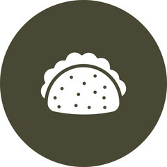 Taco Vector Icon Design