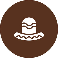 Mexican Hat Dance Vector Icon Design