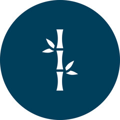 Bamboo Stick Vector Icon Design