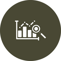 Market Analysis Vector Icon Design