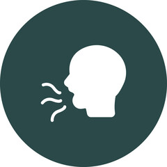 Bad Breath Vector Icon Design