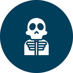 Skeleton Costumes for Adults Vector Icon Design