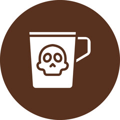 Skeleton Mugs Vector Icon Design