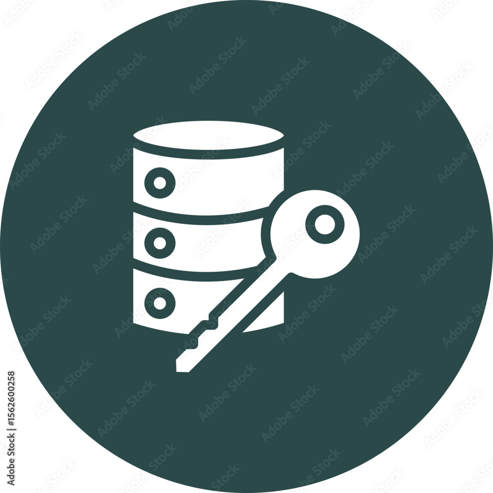 Sticker encrypt vector icon design