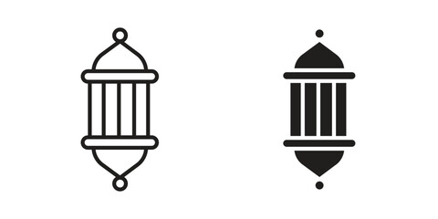 Arabic Lamp icon vector collection. vector stock symbol illustrations