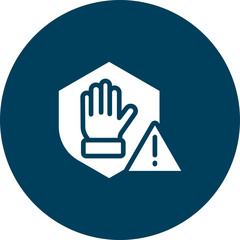 Obraz premium Prevention Vector Icon Design