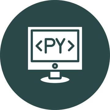 Python Vector Icon Design