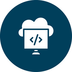 Cloud Computing Vector Icon Design