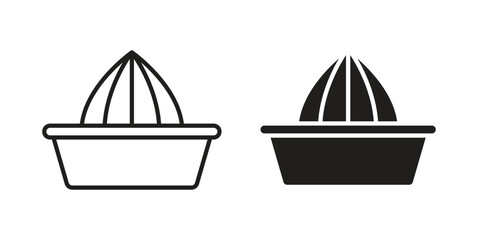 Hand Juicer icon vector collection. vector stock symbol illustrations