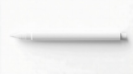 White marker on white background