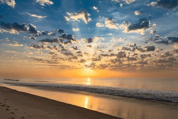 sunrise on the beach
