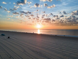 sunrise on the beach