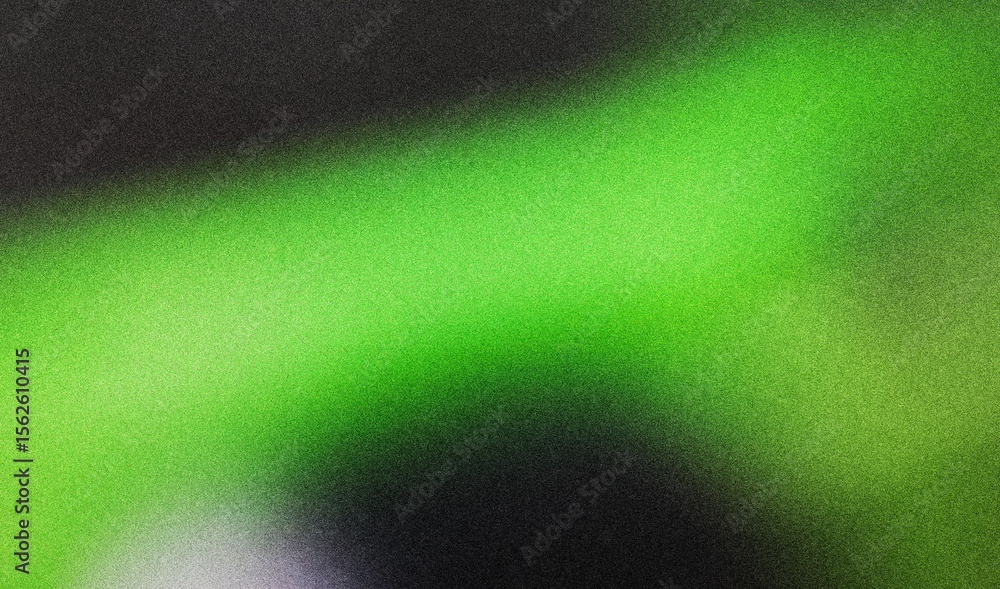 Poster modern and simple green gradient colors background with grain rough texture