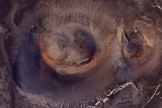 Volcanic Craters in the Icelandic Highlands