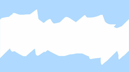 Abstract background with smooth white wave shape on soft cyan blue backdrop. Minimal and modern design with clean layout, perfect for banners, presentations, or graphic templates.