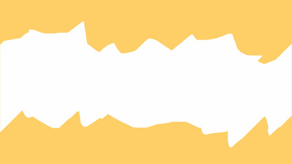 Abstract background with smooth white wave shape on orange backdrop. Minimal and modern design with clean layout, perfect for banners, presentations, or graphic templates.